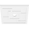 Ekena Millwork Knox Architectural Grade PVC Contemporary Ceiling Medallion, 24"OD x 3"ID x 8 1/4"C x 1"P CMP24KX-03000 - alternate 2